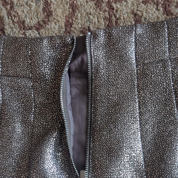 H&M Shiny Silver Mini Skirt - Picture 5 of 6
